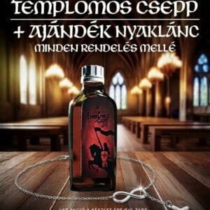Tea + Templomos Csepp és Kereszt Nyaklánc