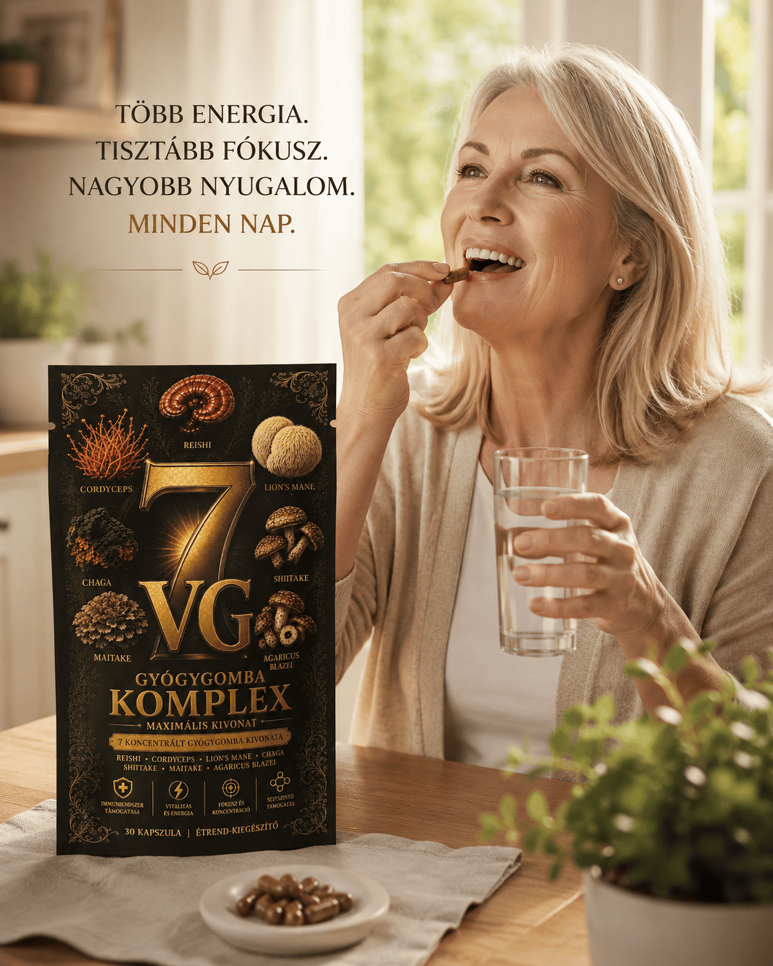 VG 7 gyógygomba Komplex (Havi adag) - Image 3