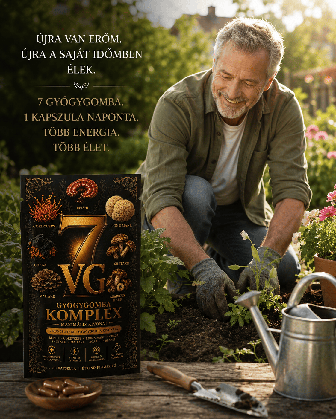 VG 7 gyógygomba Komplex (Havi adag) - Image 2