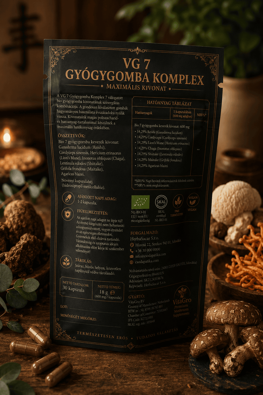 VG 7 gyógygomba Komplex (Havi adag) - Image 4